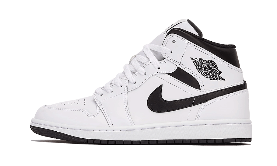 Air Jordan 1 Mid White Black Summersnkrs