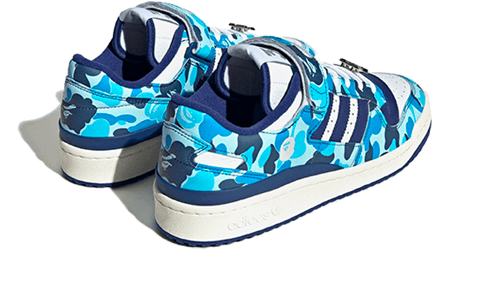 Adidas Forum 84 Low Bape 30th Anniversary Blue Camo Summersnkrs