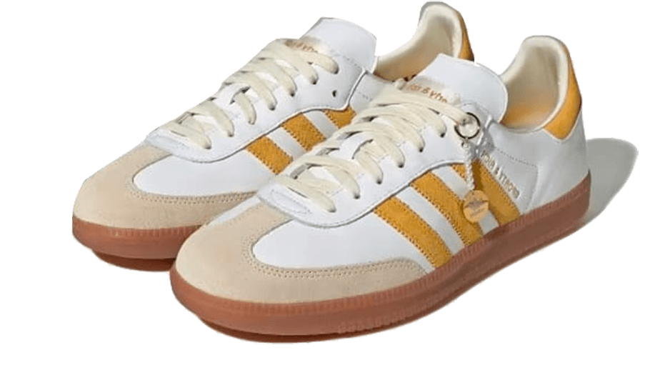 Adidas Samba OG Sporty Rich White Bold Gold Summersnkrs