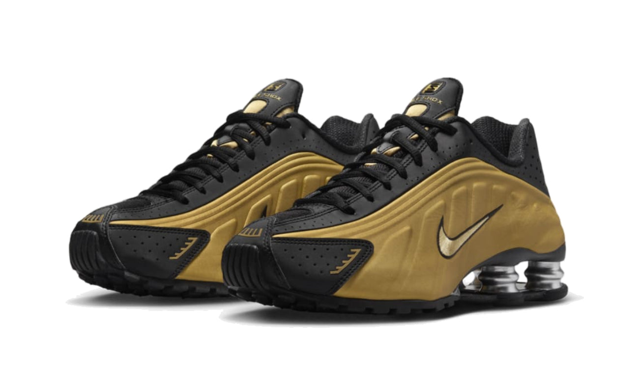 Nike shox negro con dorado outlet