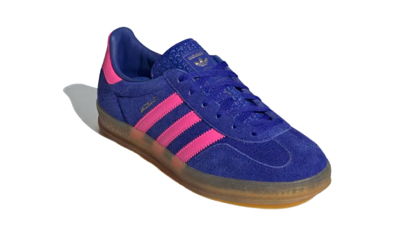 Adidas Gazelle Indoor Blue Lucid Pink Summersnkrs Adidas Gazelle Indoor Blue Lucid Pink Summersnkrs